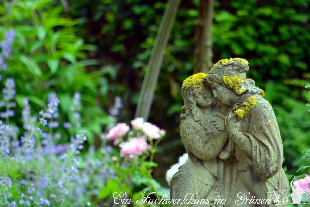 Julia und Romeo haben sich im Rosengarten eingefunden.