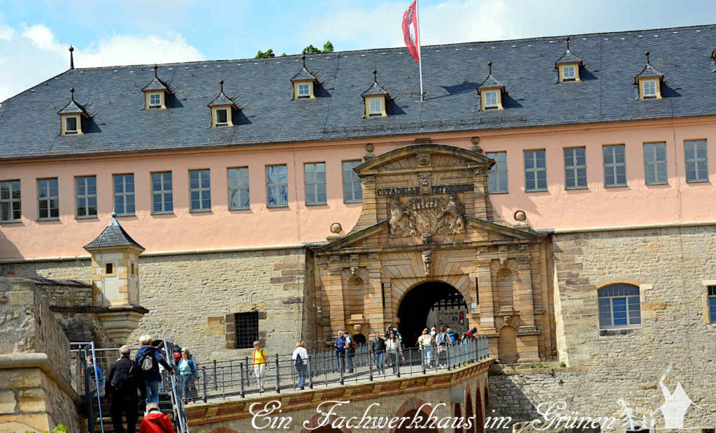 Der Eingang zur BUGA, eine barocke Zitadelle.